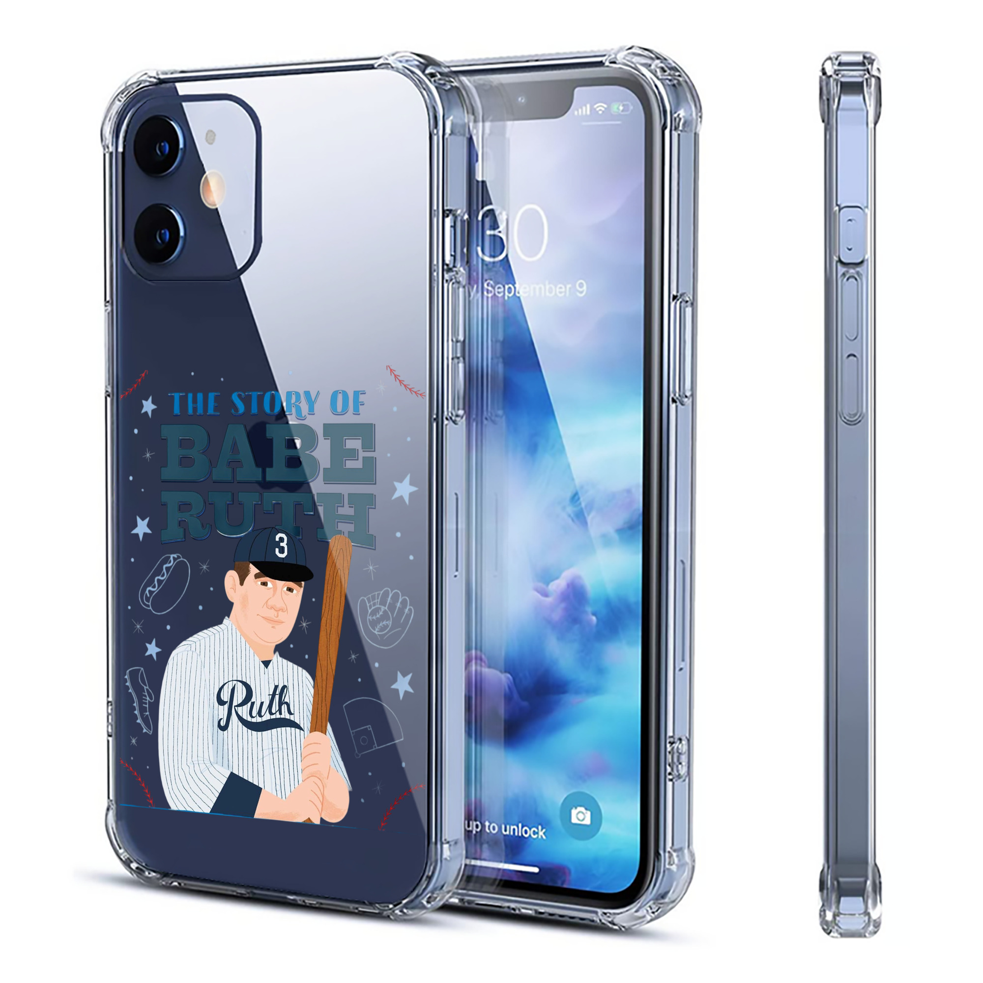  Clear IPhone 12 Case – Soft TPU With UV Print – Enhanced Drop Protection, Precise Fit, Anti-Fingerprint, Customizable Design, Scratch-Resistant, Yellow-Resistant